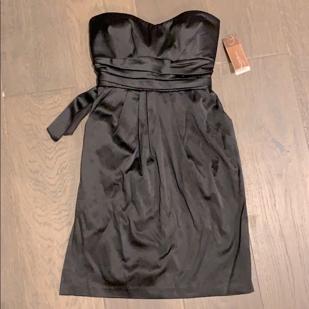 Francesca’s Evening Satin Dress- New With Tags